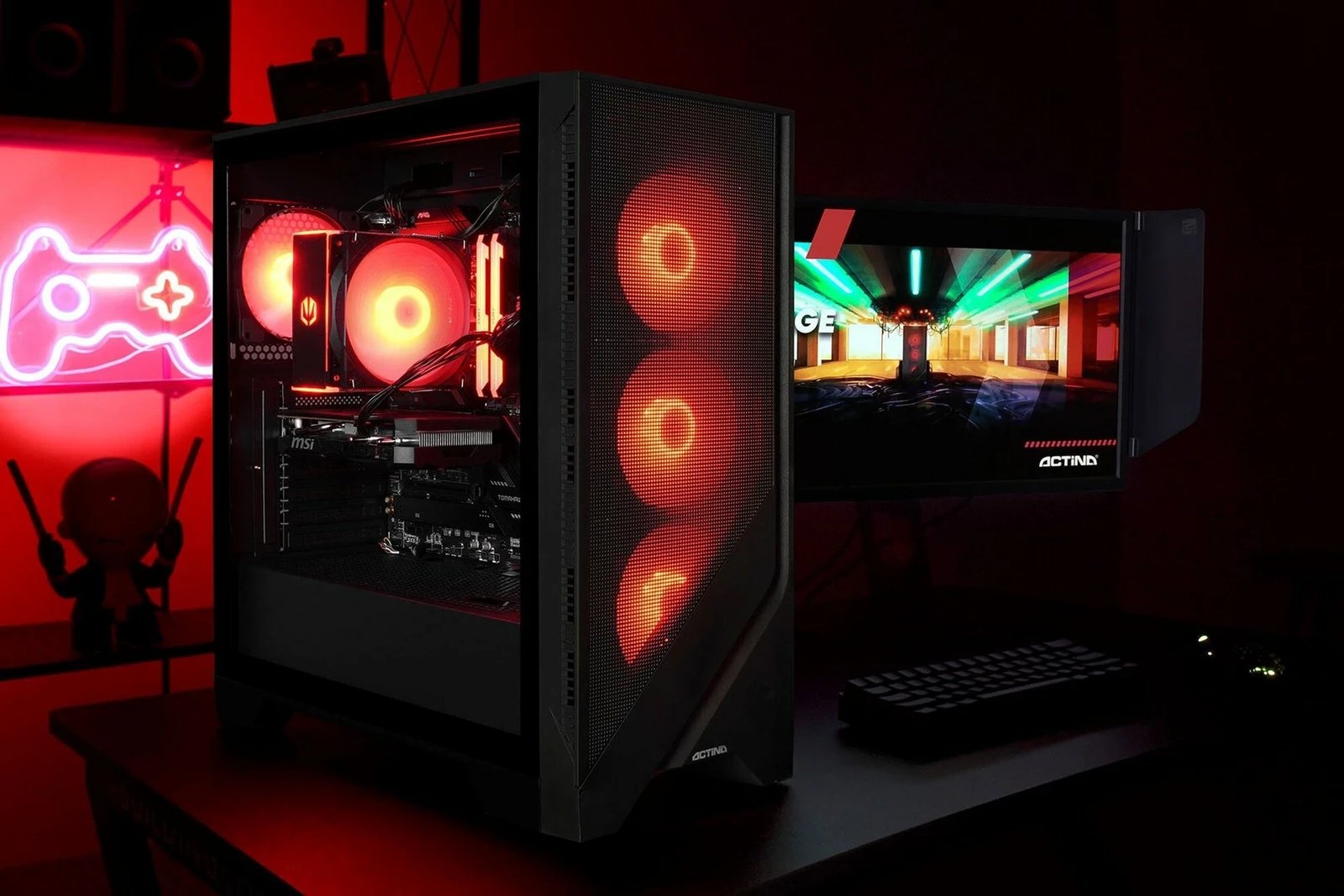 Kompjuter Actina, AMD Ryzen 7, 32GB RAM, 1TB SSD, NVIDIA GeForce RTX 4060 TI