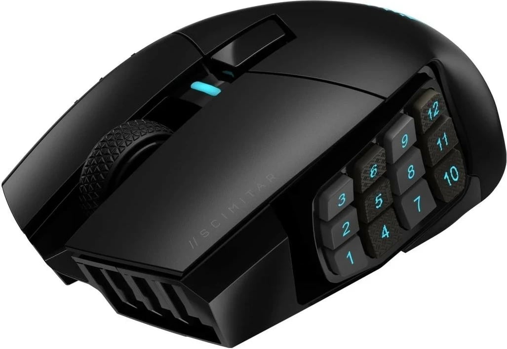 Maus Corsair Scimitar Elite Wl Bleck RGB