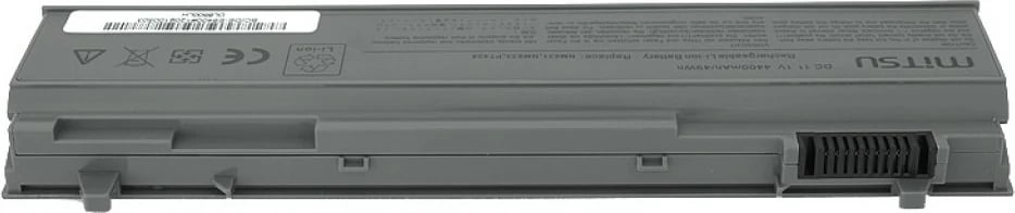 Bateri laptop Mitsu BC/DE-E6400 për Dell Latitude/Precision, 4400 mAh, 11.1V, Gri