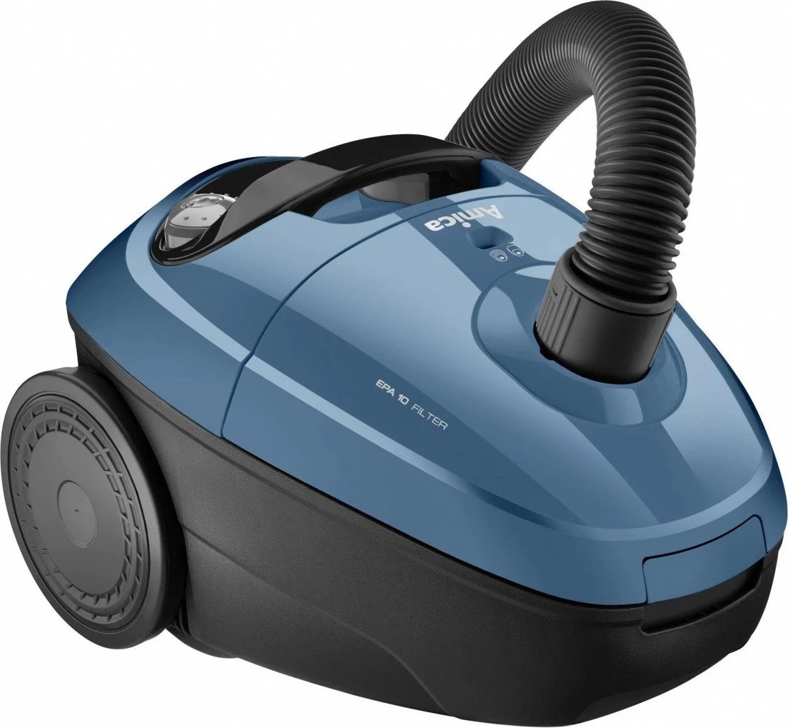 Fshesë me korent Amica ORA VM1036 me qese, 2L, 900W, Zi/Blu