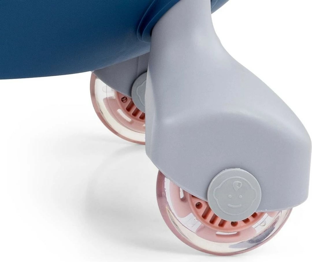 ride-on Milly Mally Gravity Gaiter 5927 4 rrota LED deri 50 kg blu e errët/rozë