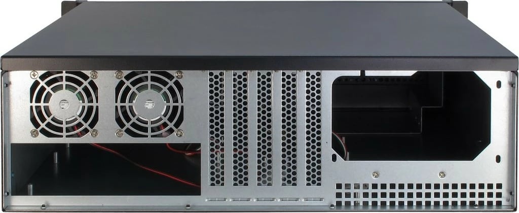 Kasë Inter-Tech IPC 3U-3098S, 19 inç, industriale, e zezë
