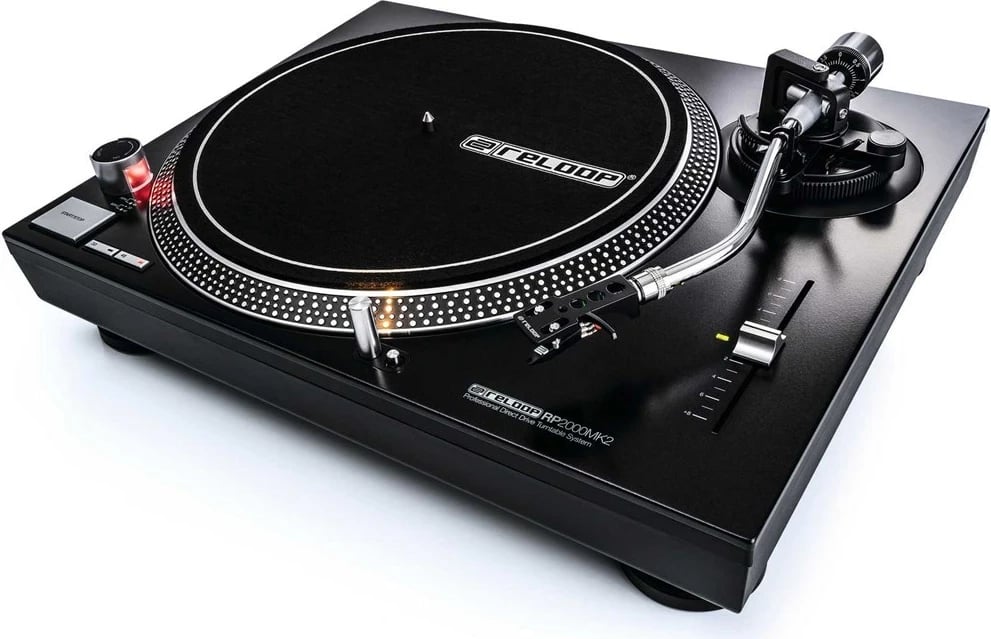 Pllakë DJ Reloop RP-2000 MK2, Direct drive, E zezë