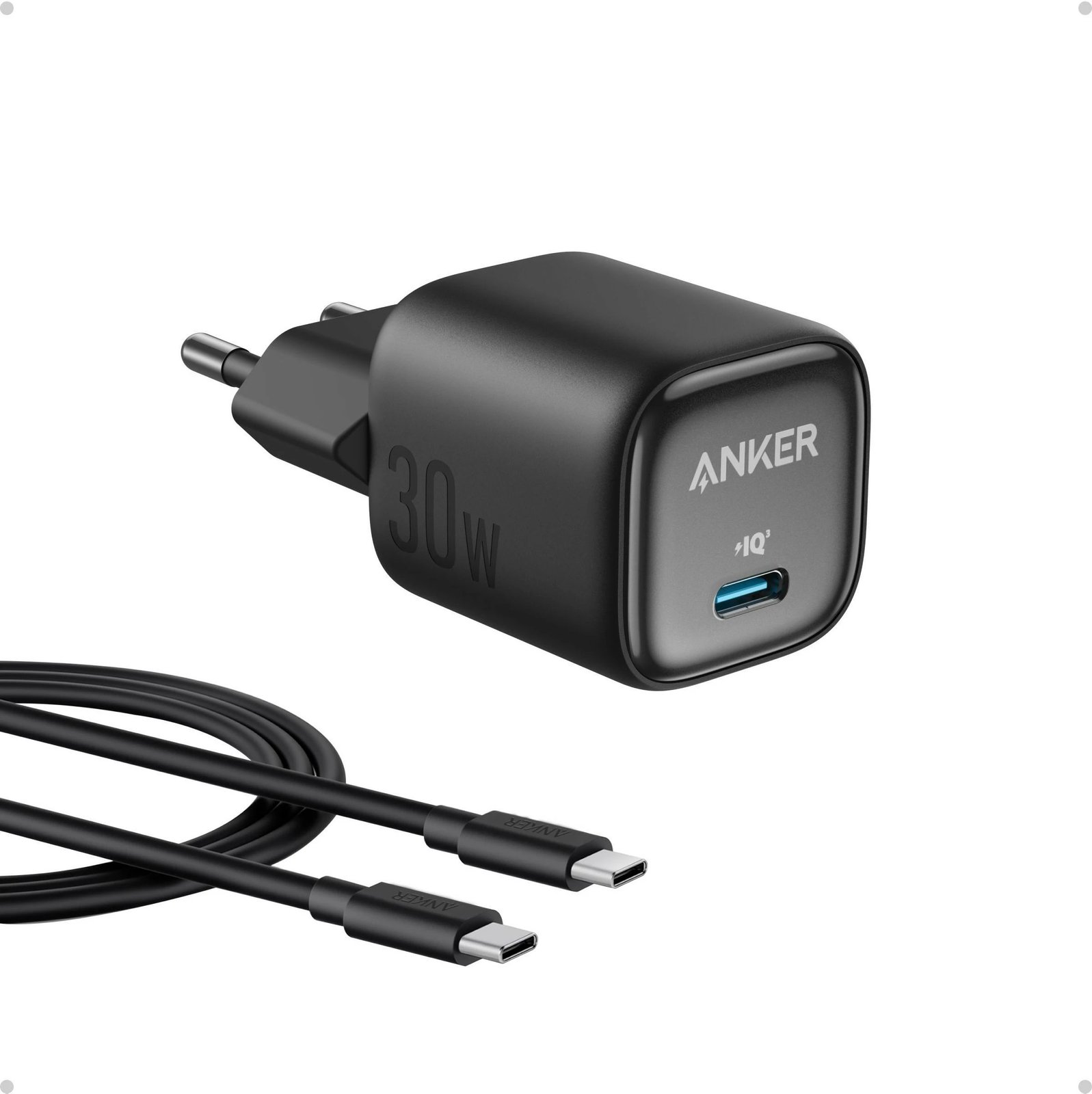 Karikues Anker 30W, GaN, USB-C, i zi