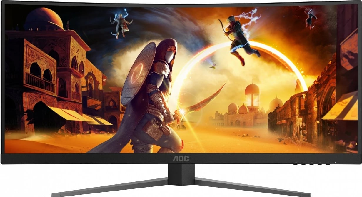Monitor AOC CU34G4, 34", 180Hz, VA, WQHD, i zi i lakuar