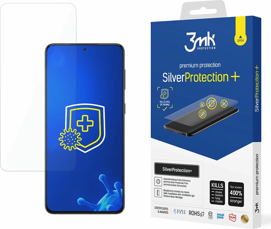 Film mbrojtës për ekran, 3mk SilverProtection+ për Samsung Galaxy S21 5G