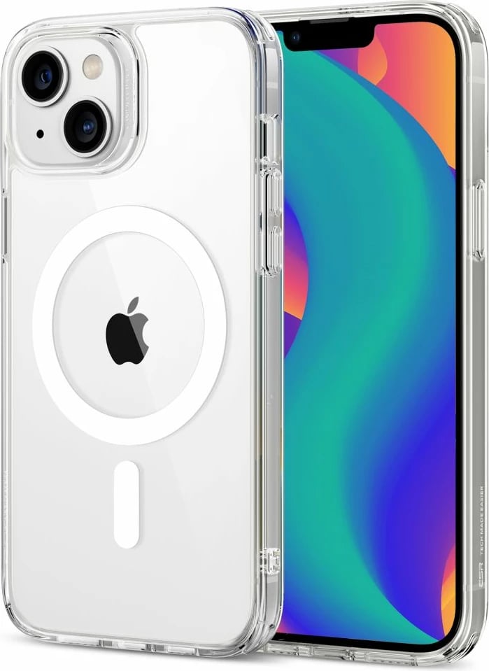 Mbështjellës ESR Classic Hybrid HaloLock për iPhone 13 / iPhone 14, Transparent, me MagSafe