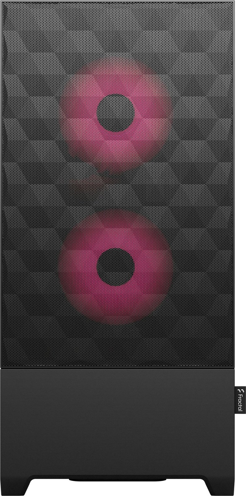 Kasë Fractal Design Pop Air RGB Magenta Core TG, Tower, xham i temperuar, RGB, e zezë/magenta