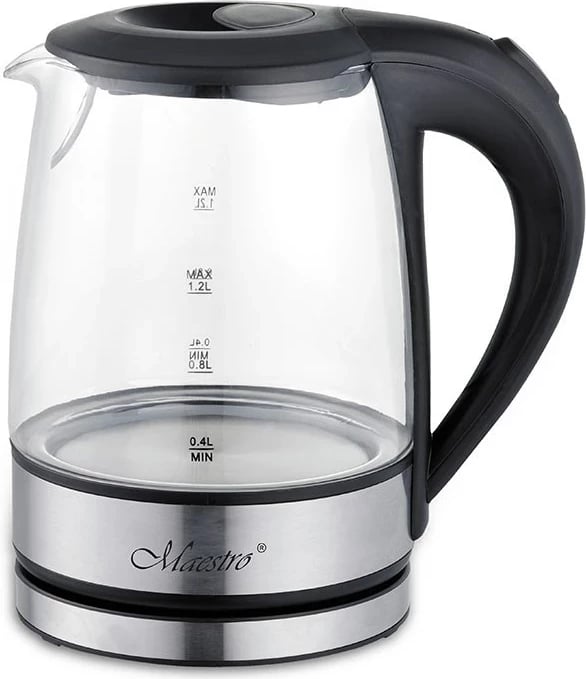 Çajnik elektrik Maestro MR062, 1.2 L, 1630 W, i zi, transparent