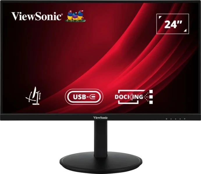 Monitor ViewSonic VG2409U-2, 23.8", Full HD, LED, i zi