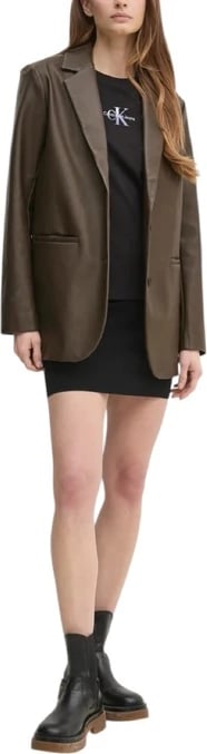 Maicë Calvin Klein Jeans femra, e zezë