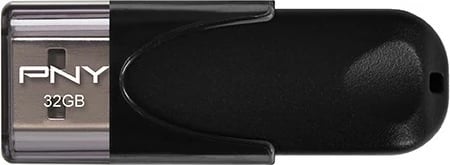 USB flash PNY Attaché 4 32GB, USB 2.0, e zezë