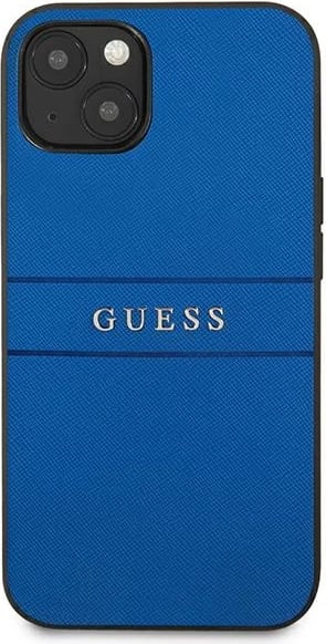 Mbështjellës Guess Saffiano Stripe për iPhone 13 mini 5.4", Blu