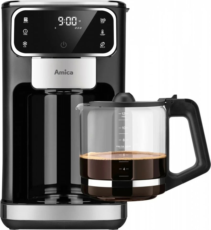 Aparat kafeje pour-over, Amica CD2011 1.8L 1100W me ekran LED, i zi