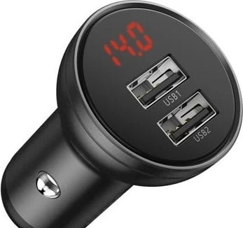Karikues auto Baseus CCBX-0G, universal, 24W, Gri