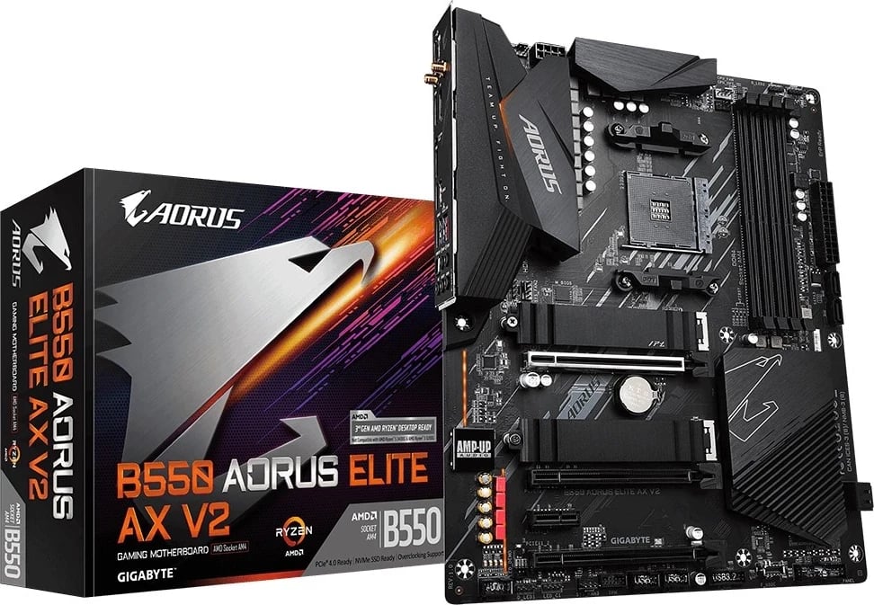 Pllakë amë GIGABYTE B550 AORUS Elite AX, AMD B550