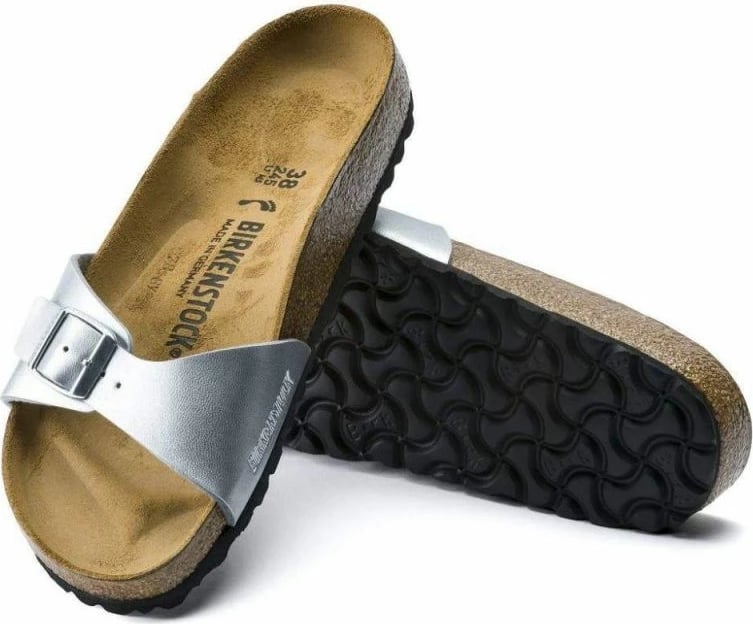 Papuqe femra Birkenstock, të bardha
