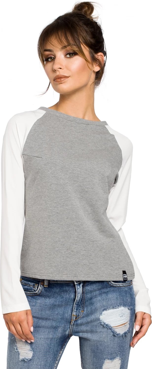 Bluzë BeWear model 104235, e hirtë