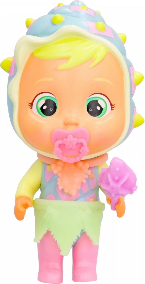 Kukull Cry Babies Magic Tears Shiny Shells Sandy, Tm Toys, IMC910317, me aksesorë, për vajza