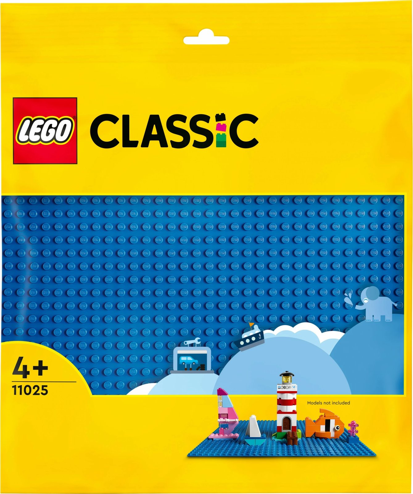 Set ndërtimi LEGO Classic Blue Baseplate, 11025, plastikë, shumëngjyrësh