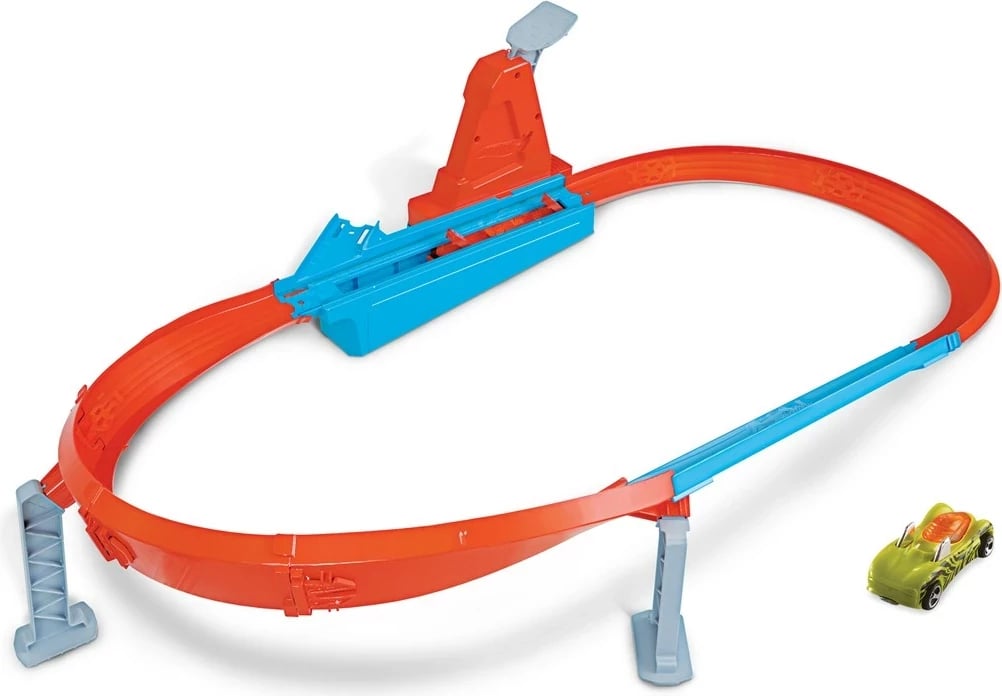 Set lojërash Hot Wheels Action Rapid Raceway Champion, MATTEL, Portokalli