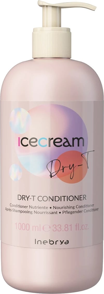 Kondicioner për flokë Inebrya Ice Cream Dry-T për femra, 1000ml