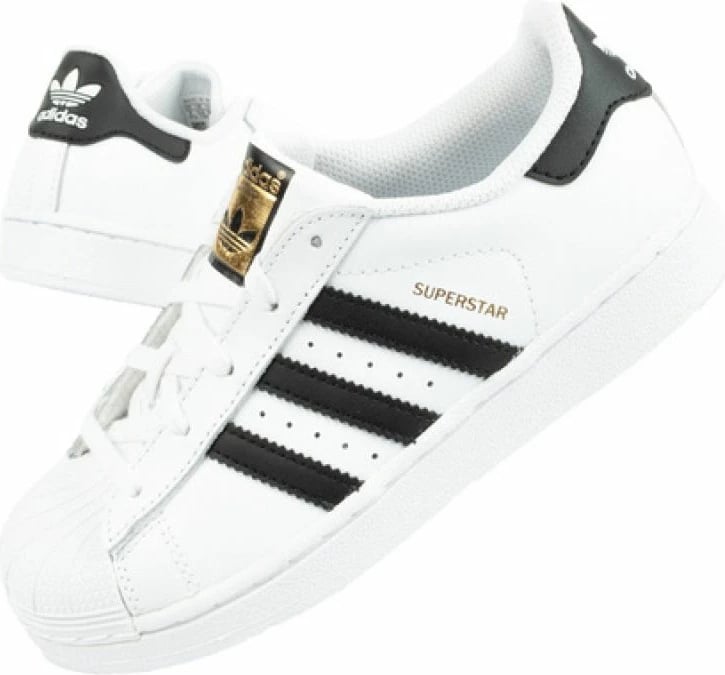 Atlete për fëmijë adidas Superstar W BA8378, të bardha