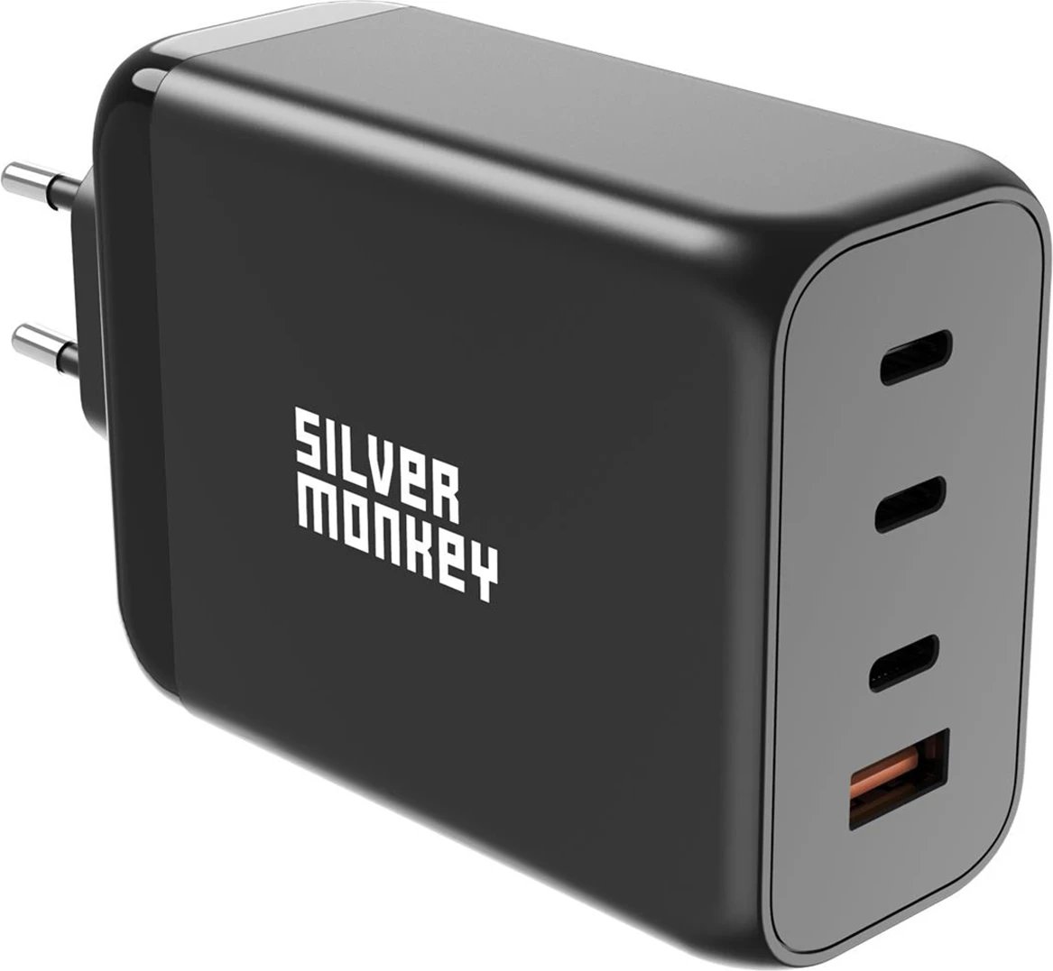 Karikues muri Silver Monkey SMA153, 200W, 3x USB-C PD, 1x USB-A QC 3.0, i zi