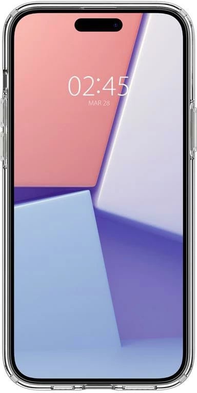 Mbështjellës Spigen Crystal Flex për iPhone 15 Plus, Transparent