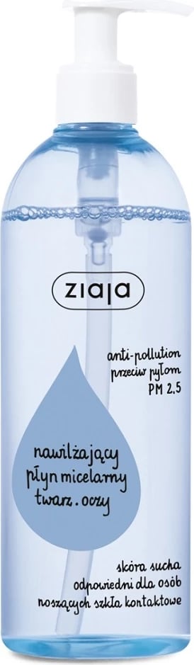 Ujë micelar për heqje grimi Ziaja për femra 390ml