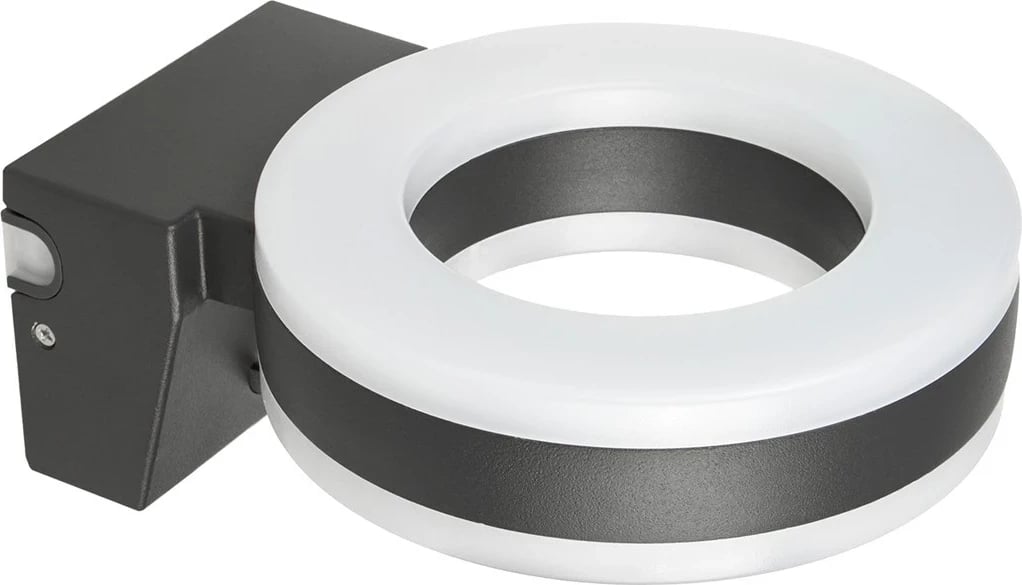 Dritë LED Maclean, e montuar në mur, me sensor PIR, 20W, 1700lm, IP65, Neutral White 4000K, Gri