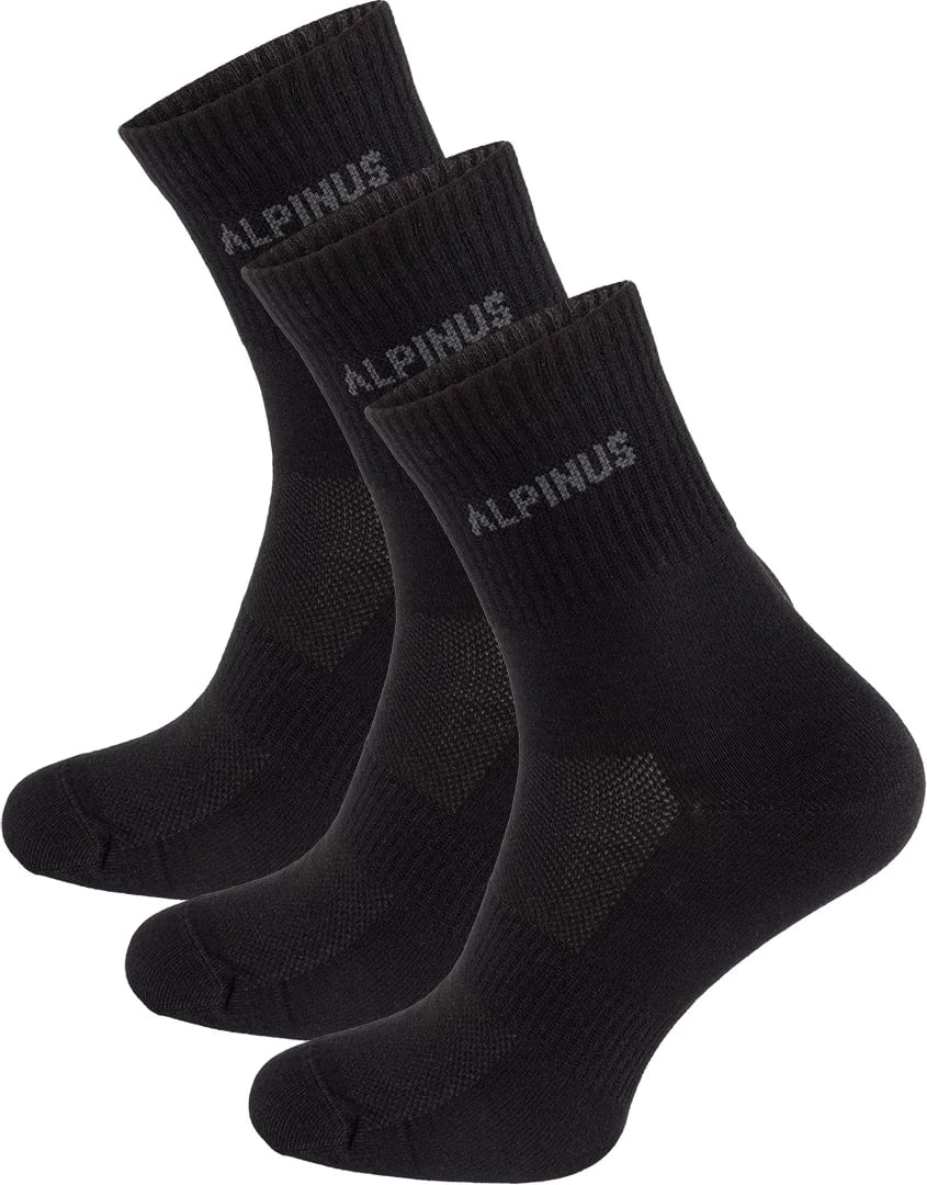 Çorape outdoor Alpinus unisex, të zeza