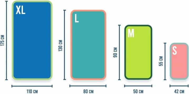 Peshqir sportiv Meteor, portokalli