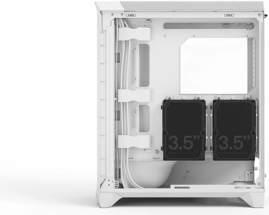 Kasë Fractal Design Meshify 3, ATX/E-ATX/Micro ATX/Mini ITX, xham i temperuar, e bardhë