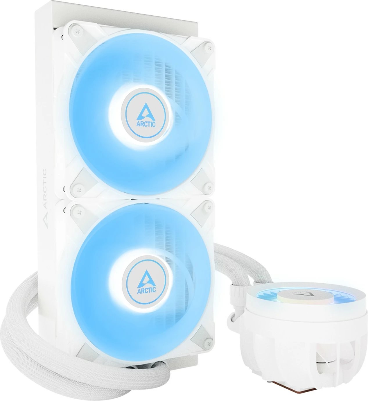 Ftohës uji ARCTIC Liquid Freezer III 240 A-RGB, 12 cm, 48.82 cfm, Bardhë Ftohës uji ARCTIC Liquid Freezer III 240 A-RGB, 12 cm, 48.82 cfm, Bardhë