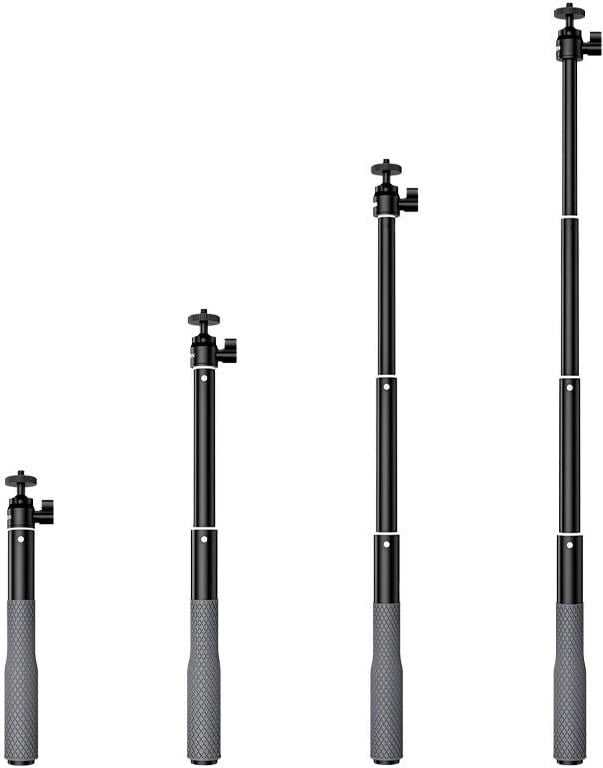 Selfie stick TELESIN WSS-001 për kamera aksion, i zi