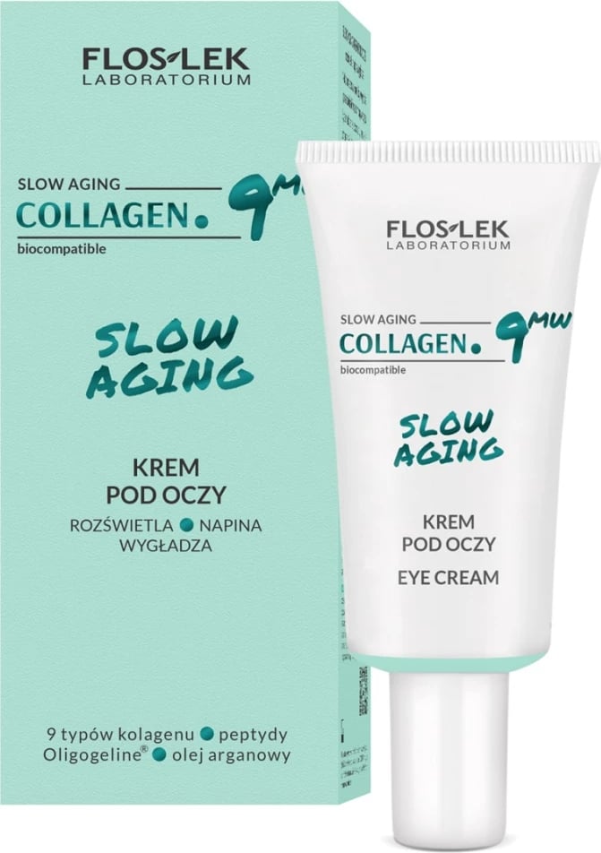 Krem për sy për femra Floslek Collagen.9MW Slow Aging 30ml