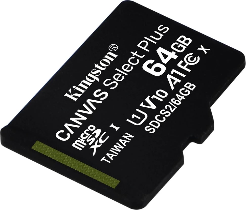 Kartë e memories Kingston Micro SDXC Canvas Select Plus, 64GB
