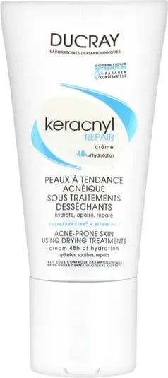 Krem hidratues riparues Ducray Keracnyl 48 orë 50ml
