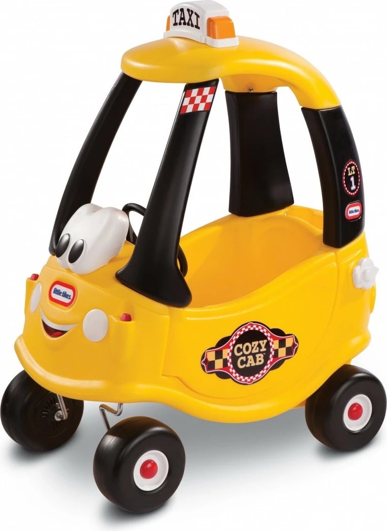 Makine lodër Little Tikes Cozy Coupe Taxi, plastikë, për fëmijë, e verdhë/zezë