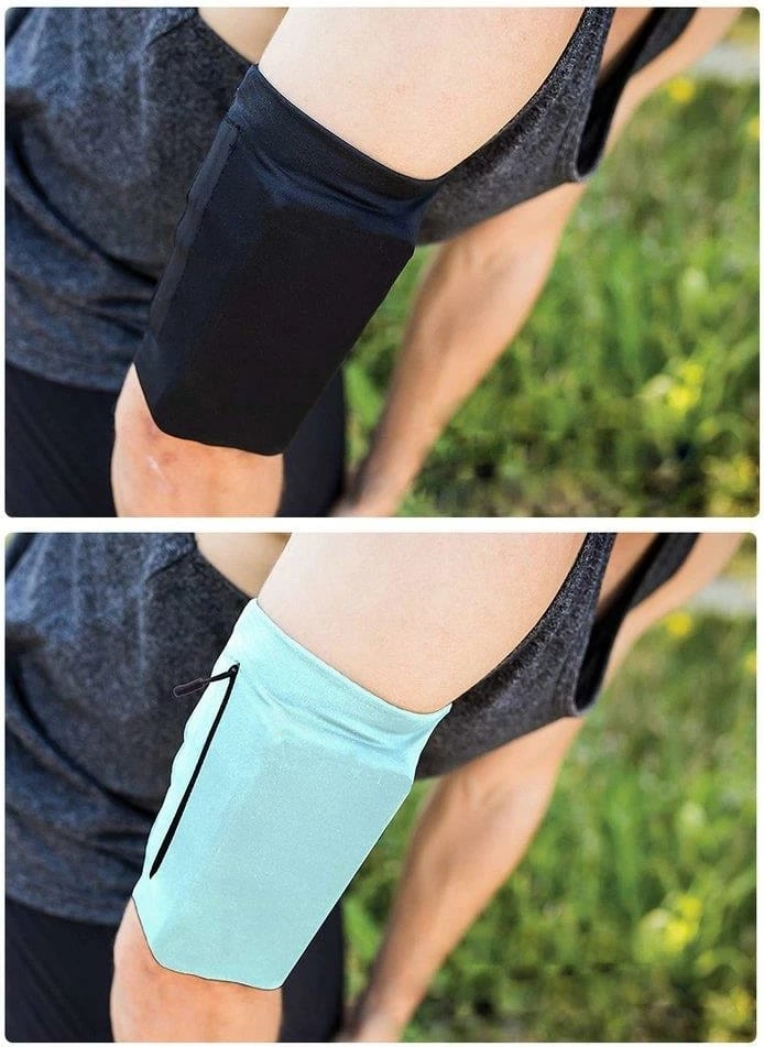 Mbështjellës për telefon Hurtel running armband, S, blu