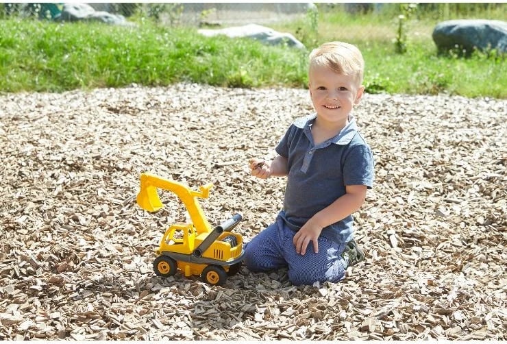 Ekskavator lodër Lena EcoActives 37 cm, e verdhë/gri Ekskavator lodër Lena EcoActives 37 cm, e verdhë/gri