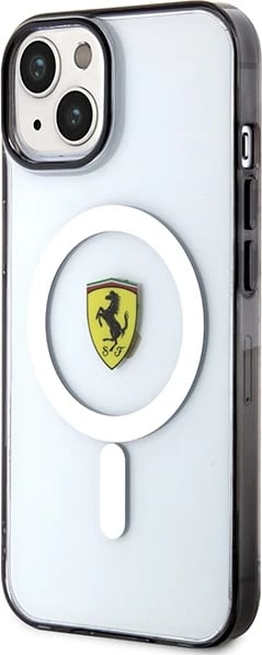 Mbështjellës Ferrari FEHMP14SURKT për iPhone 14 6.1", transparent, MagSafe
