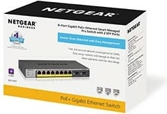 Switch NETGEAR GS110TP, Managed, L2/L3/L4, Gigabit Ethernet, PoE