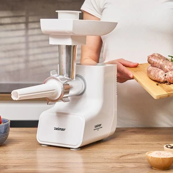 Makinë mishi Zelmer ZMM3511B, 1500 W, Bardhë
