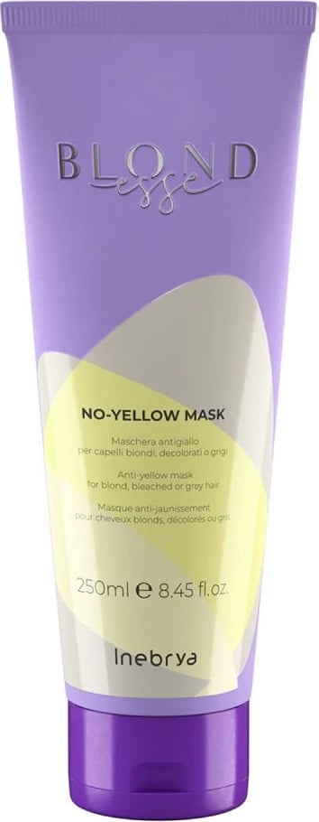 Maskë për flokë për femra Inebrya Blondesse No-Yellow, 250ml
