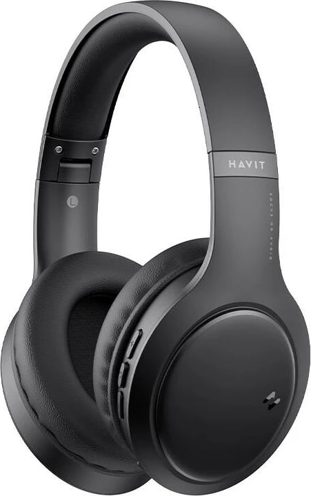 Kufje Havit H633BT pa tela, over-ear, Bluetooth 5.1, USB-C, e zezë