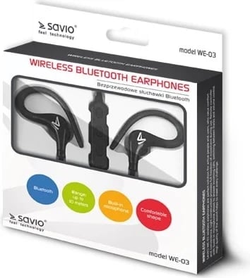 Dëgjuese me bluetooth Savio, të zeza