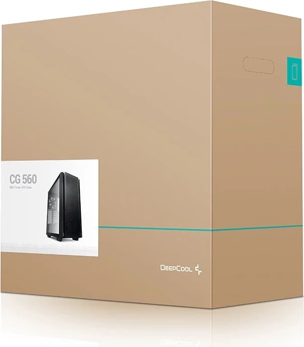 Kasë DeepCool CG560 Midi Tower e zezë Kasë DeepCool CG560 Midi Tower e zezë