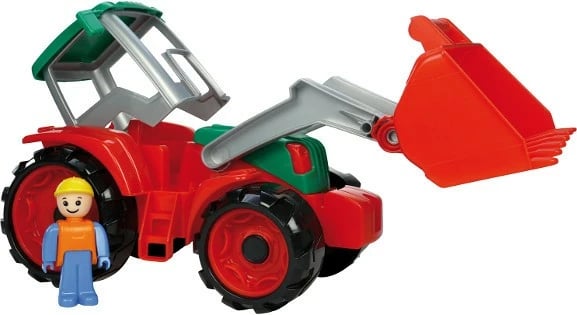 Traktor lodër Lena Truxx 35 cm, plastikë, me figurë, Gri/E gjelbër/E kuqe Traktor lodër Lena Truxx 35 cm, plastikë, me figurë, Gri/E gjelbër/E kuqe